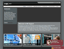 Tablet Screenshot of nksupport.com